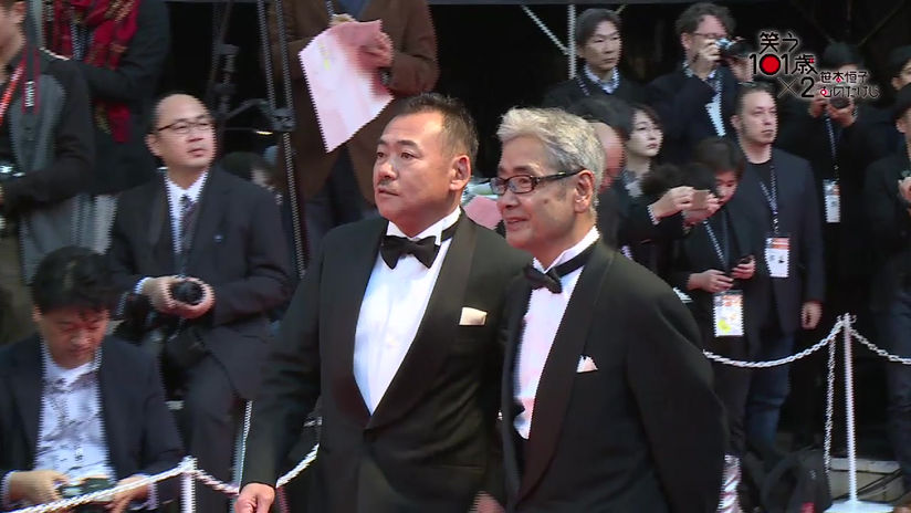 第29回東京国際映画祭に出席 河邑厚徳監督作品 「笑う101歳×2　笹本恒子　むのたけじ」